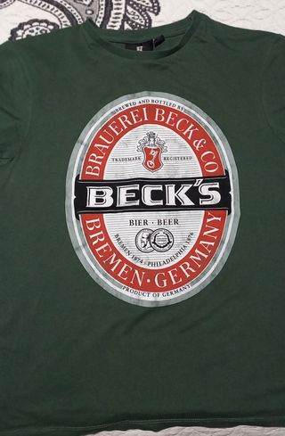 Camiseta Beck's verde oliva