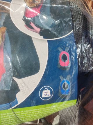 Mochila transporte perros pequeña