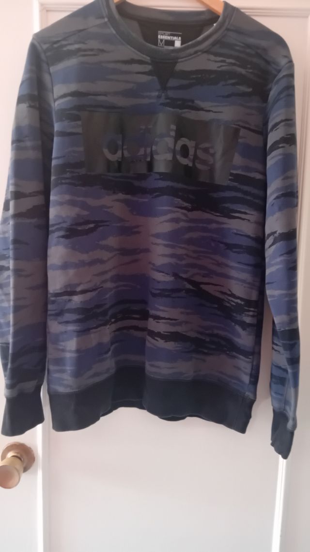 Sudadera Adidas M - Azul