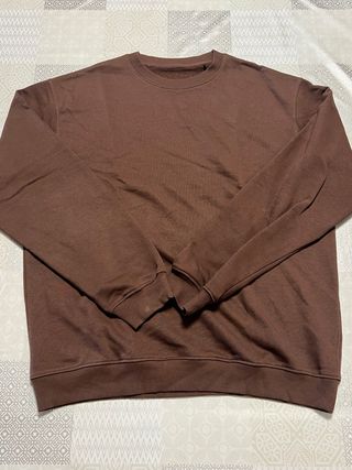 Sudadera Marrón Bershka