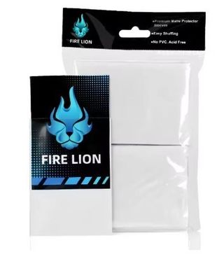 Fundas cartas TCG - 100 unidades blancas