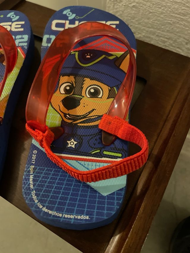 Chanclas Paw Patrol Chase talla 28