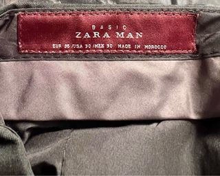 Pantalón traje Zara negro - M