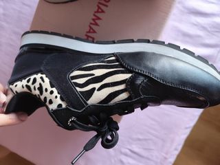 Zapatillas vintage leopardo-zebra