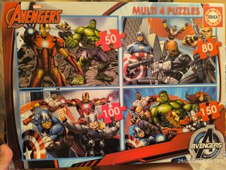 Puzzle Avengers Multi 4 Marvel Los vengadores 
