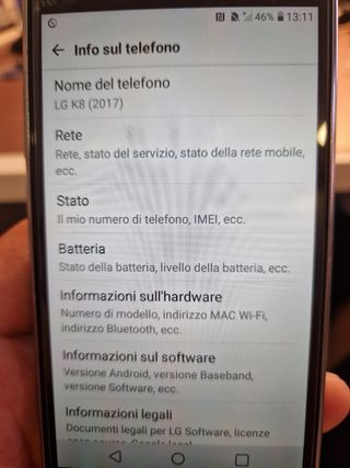LG K8 2017 - Smartphone 16GB