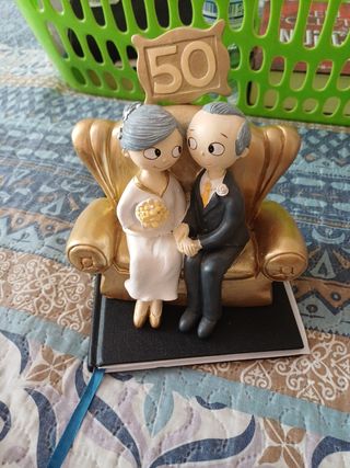 Figurita Bodas de Oro 50 aniversario