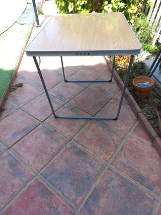 Mesa plegable camping playa