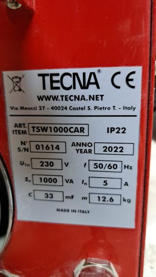 Soldadora por puntos Tecna TSW1000CAR