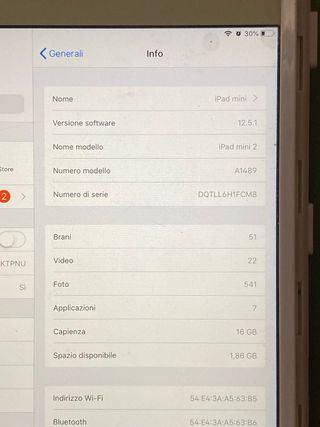 iPad mini 2 16GB Bianco