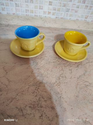 2 Tazzine caffè - Ceramica colorata