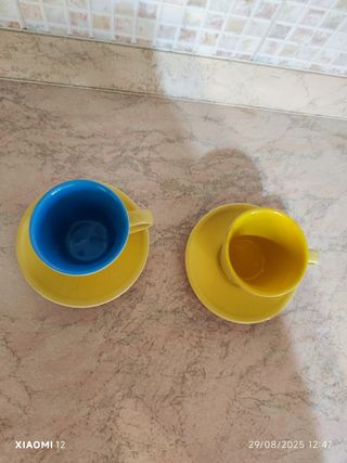 2 Tazzine caffè - Ceramica colorata