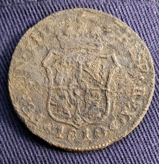 Moneda 6 quartos 1810