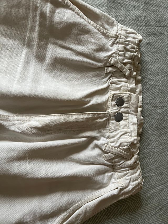 Pantalones mom | beige