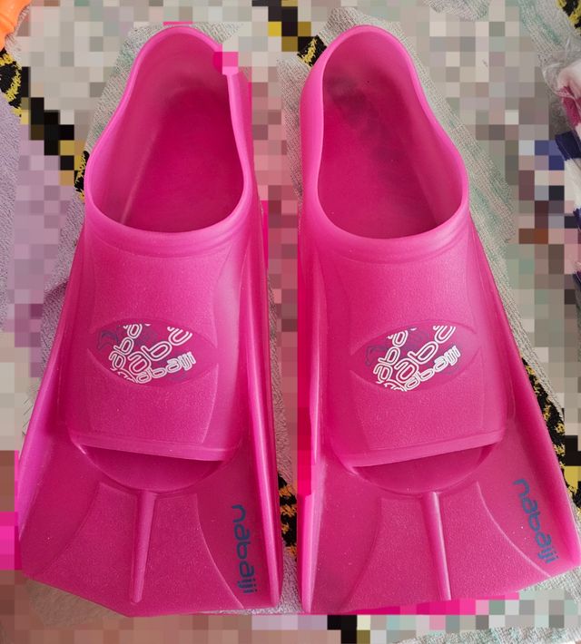 Aletas natación Nabaiji rosa N°34