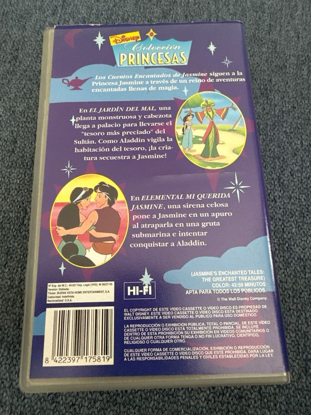 VHS Colección Princesas - Jasmine