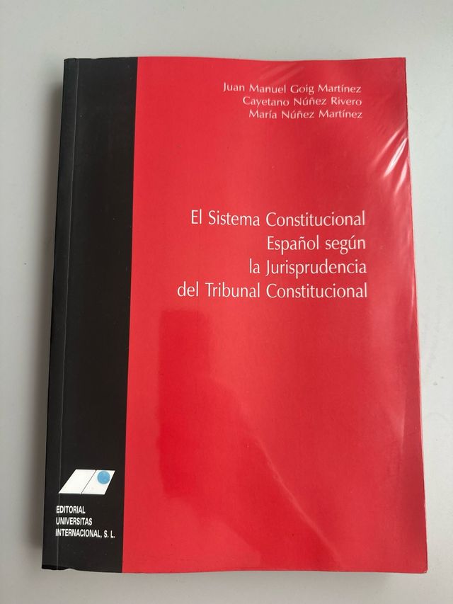 Sistema Constitucional Español según la Juris UNED