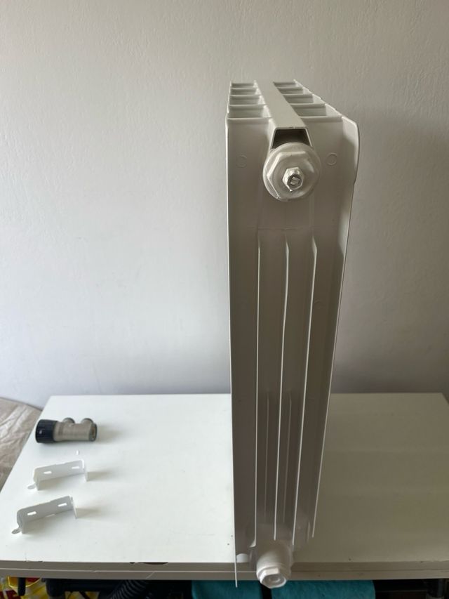 Radiador blanco 5 elementos - Metal