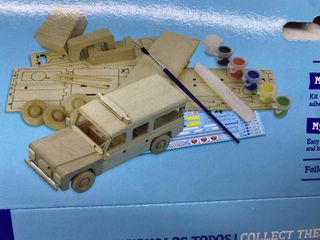 Kit Barco y coche de madera NUEVOS