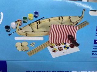 Kit Barco y coche de madera NUEVOS