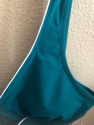 Bañador talla grande verde azulado