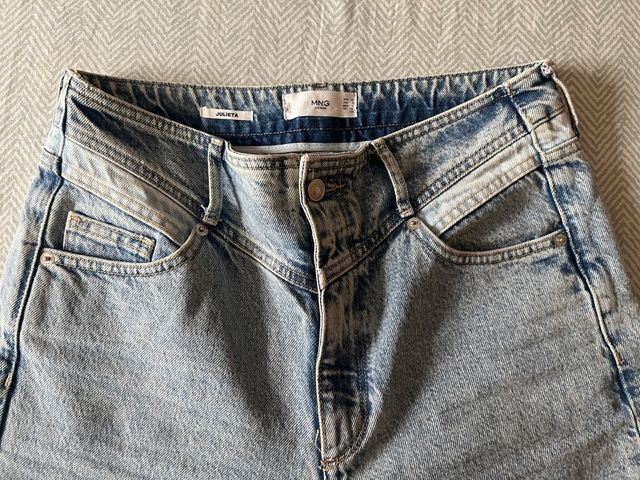 Vaqueros culotte Mango - tiro alto