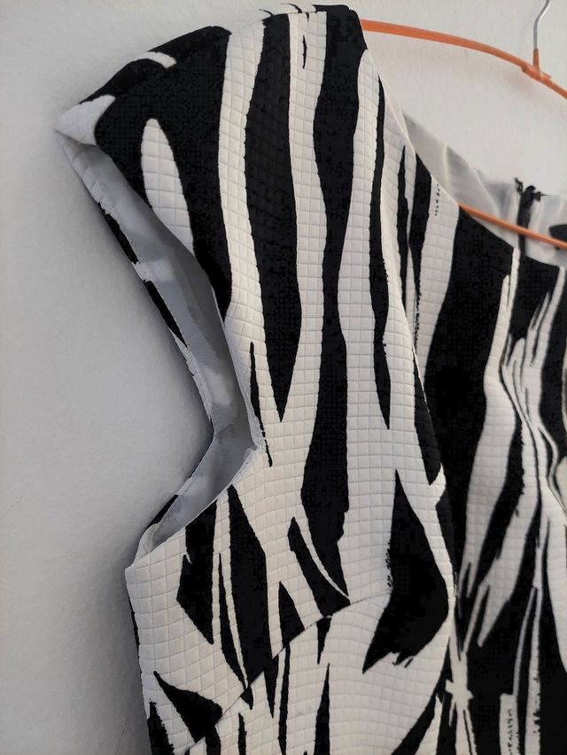 Vestido El Corte Inglés - Blanco&Negro