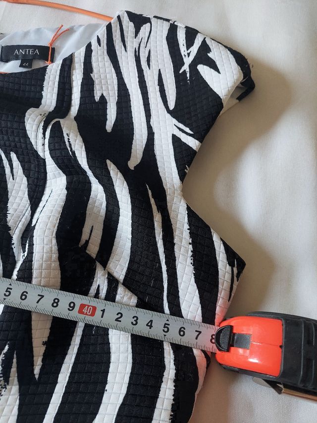 Vestido El Corte Inglés - Blanco&Negro