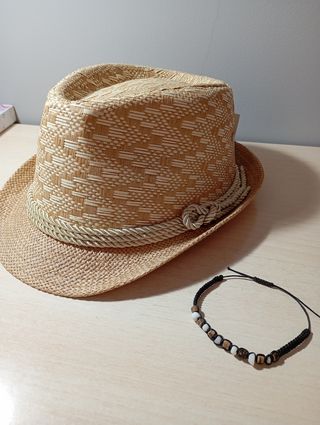 Sombrerito paja + regalo