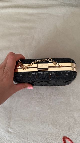 Bolso fiesta negro con dorado Halloween