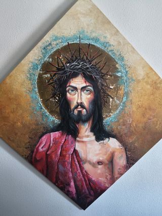 Cuadro Jesús - Acrílico