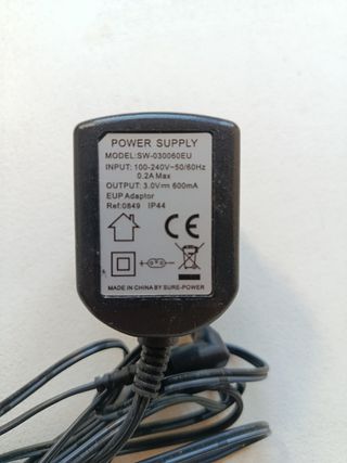 Fuente alimentación 3V 600mA - SW-030060EU