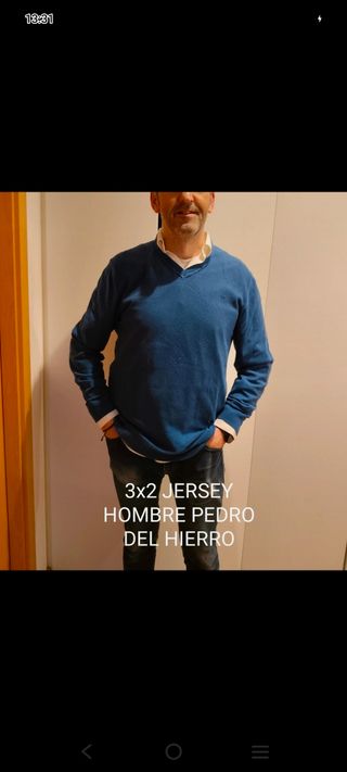 Jersey Pedro del Hierro XL - Azul