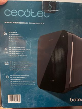 Mininevera Cecotec Bolero 6L