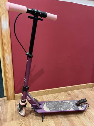 Patinete Oxelo niños, morado y rosa 