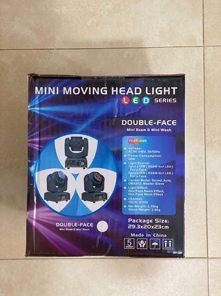 Mini Cabezal Móvil LED 30W-60W