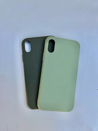 Fundas iPhone XR - Verde claro y oscuro