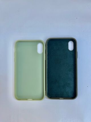 Fundas iPhone XR - Verde claro y oscuro