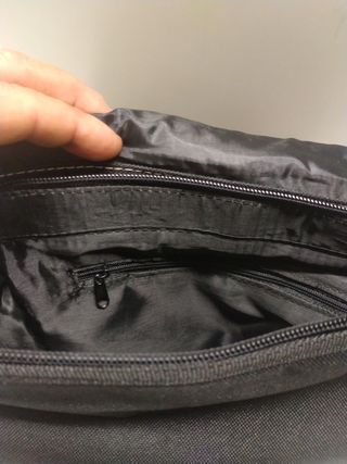 Bolso bandolera Wahlong azul y negro