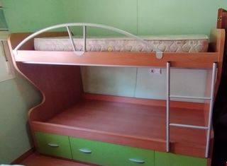 Litera infantil madera - 2 camas
