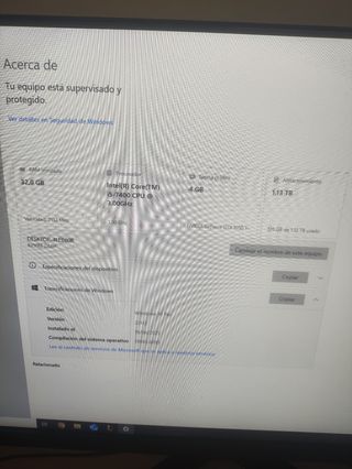 PC GAMING I5 3.00GHZ + RAM 32GB + NVIDIA 1050 4GB
