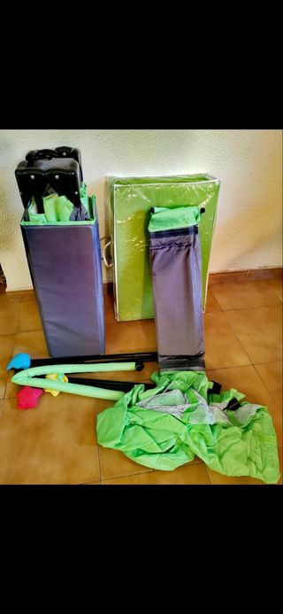 Cuna parque plegable de viaje Caressi