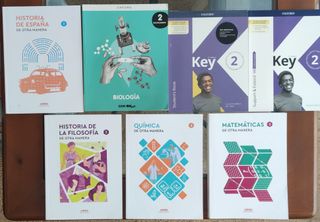 Libros de 2 Bachillerato Edebé y Oxford Nuevos