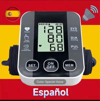 monitor de presino arterial a baterias con voz