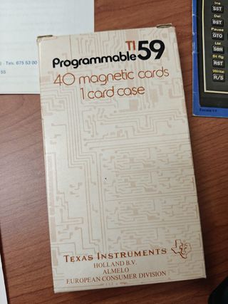 TI-59 Texas Instruments Programable Vintage
