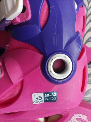 Patines Oxelo niña rosa talla 30-32