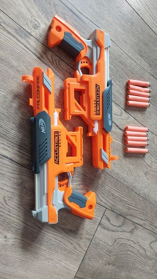 Nerf Accustrike AlphaHawk pistolas para niños 