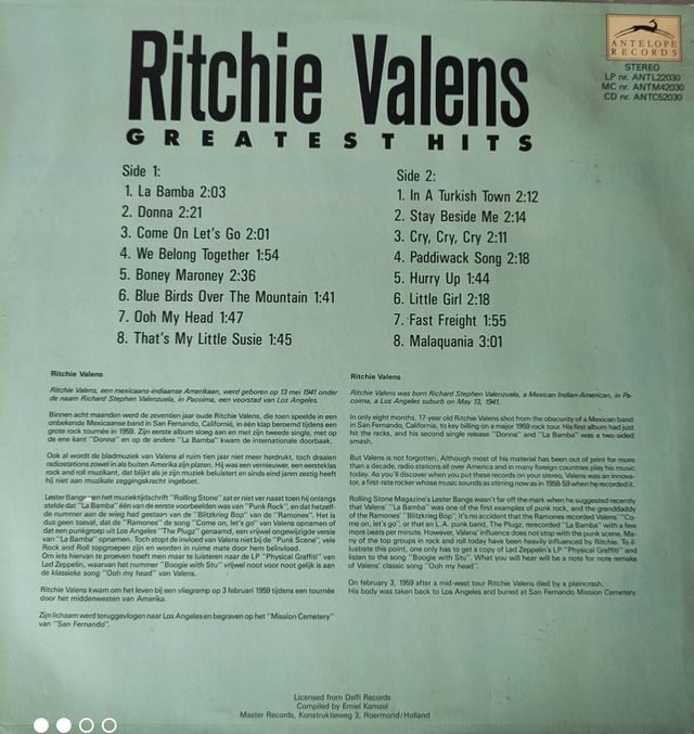 2 LPs: Bobby Darin & Ritchie Valens