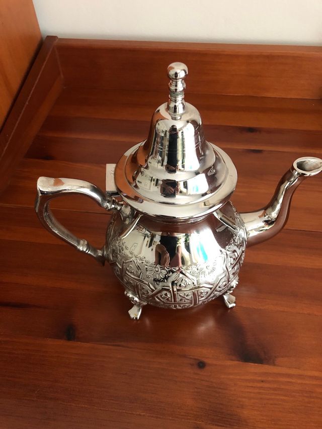 Tetera marroquí plata