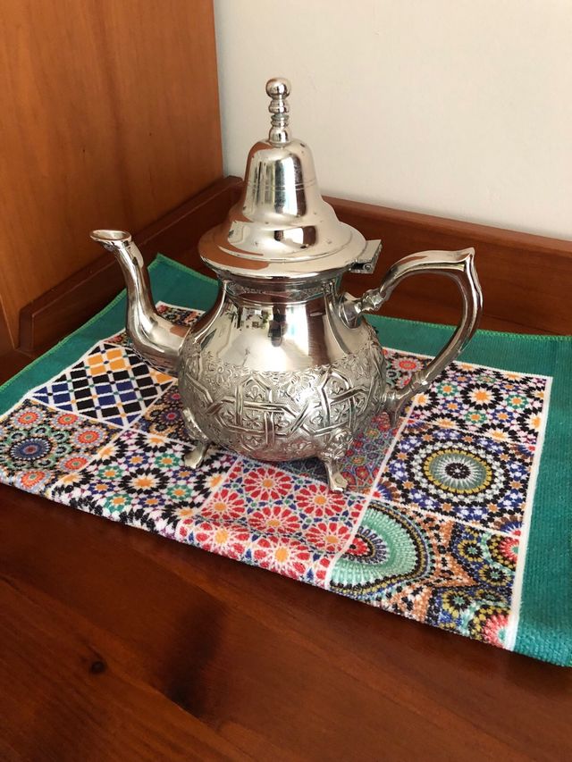 Tetera marroquí plata